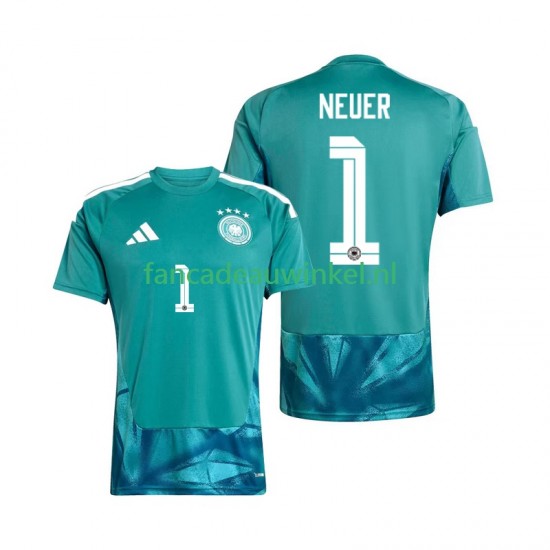 Duitsland Wedstrijdshirt met Korting Manuel Neuer 1 Keepersshirt Thuis Heren WK 2026 Korte Mouw