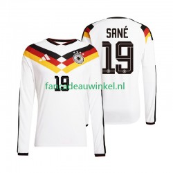 Duitsland Wedstrijdshirt met Korting Leroy Sane 19 Thuis Heren WK 2026 Lange Mouw
