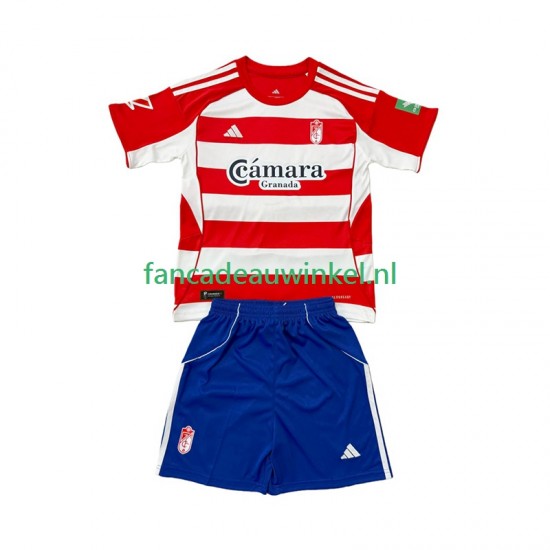 Granada Wedstrijdshirt met Korting Thuis Kind 2025-26 Korte Mouw