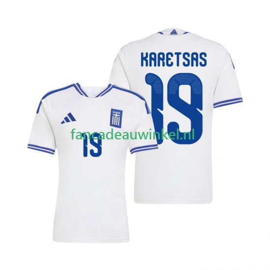 Griekenland Wedstrijdshirt met Korting Konstantinos Karetsas 19 Thuis Heren 2026 Korte Mouw