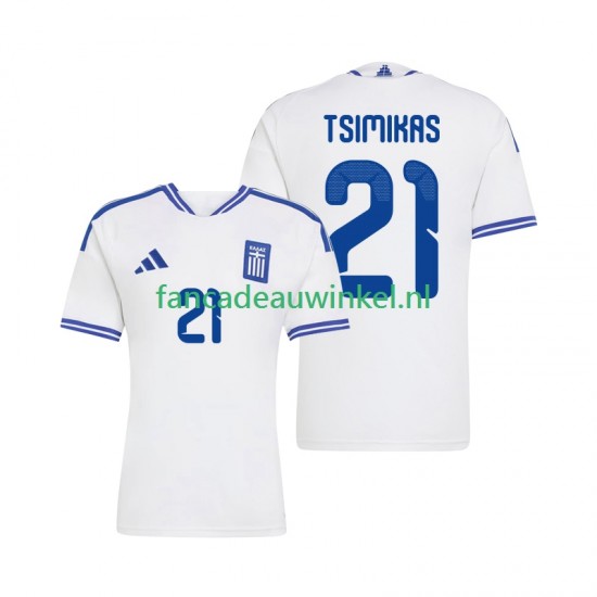 Griekenland Wedstrijdshirt met Korting Konstantinos Tsimikas 21 Thuis Heren 2026 Korte Mouw