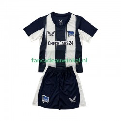 Hertha BSC Wedstrijdshirt met Korting Thuis Kind 2025-26 Korte Mouw