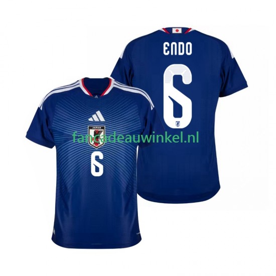 Japan Wedstrijdshirt met Korting Wataru Endo 6 Thuis Heren WK 2026 Korte Mouw