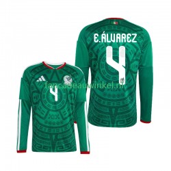 Mexico Wedstrijdshirt met Korting Edson Alvarez 4 Thuis Heren WK 2026 Lange Mouw