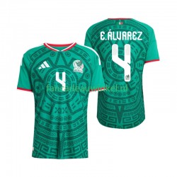 Mexico Wedstrijdshirt met Korting Edson Alvarez 4 Thuis Heren WK 2026 Korte Mouw