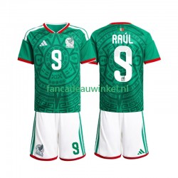 Mexico Wedstrijdshirt met Korting Raul Jimenez 9 Thuis Kind WK 2026 Korte Mouw