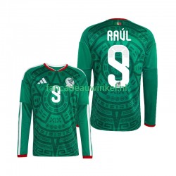 Mexico Wedstrijdshirt met Korting Raul Jimenez 9 Thuis Heren WK 2026 Lange Mouw