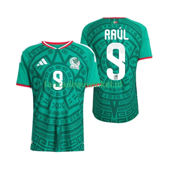 Mexico Wedstrijdshirt met Korting Raul Jimenez 9 Thuis Heren WK 2026 Korte Mouw