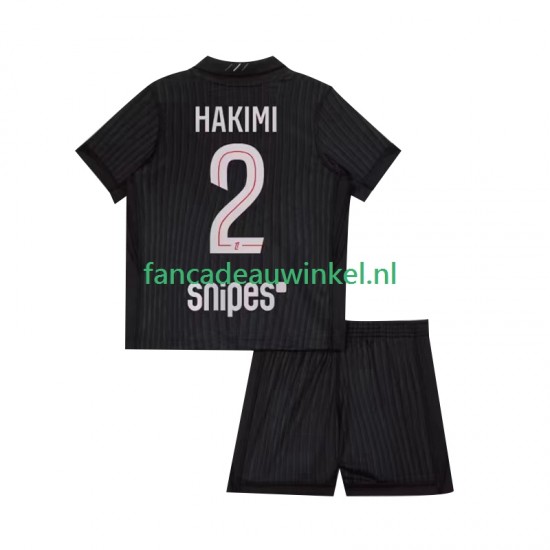 Paris Saint-Germain Wedstrijdshirt met Korting Achraf Hakimi 2 Vierde Kind 2025-26 Korte Mouw
