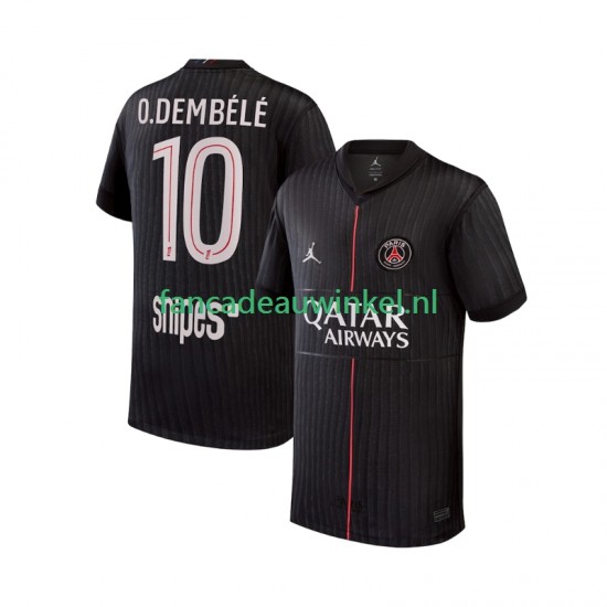 Paris Saint-Germain Wedstrijdshirt met Korting Ousmane Dembele 10 Vierde Heren 2025-26 Korte Mouw