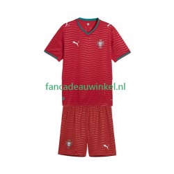 Portugal Wedstrijdshirt met Korting Thuis Kind WK 2026 Korte Mouw