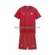 Portugal Wedstrijdshirt met Korting Thuis Kind WK 2026 Korte Mouw
