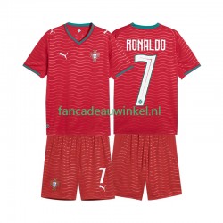 Portugal Wedstrijdshirt met Korting Cristiano Ronaldo 7 Thuis Kind WK 2026 Korte Mouw