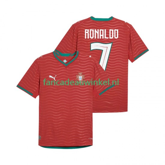Portugal Wedstrijdshirt met Korting Cristiano Ronaldo 7 Thuis Heren WK 2026 Korte Mouw