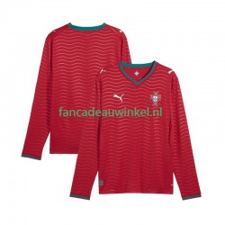 Portugal Wedstrijdshirt met Korting Thuis Heren WK 2026 Lange Mouw