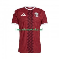 Qatar Wedstrijdshirt met Korting Thuis Heren WK 2026 Korte Mouw