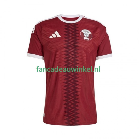 Qatar Wedstrijdshirt met Korting Thuis Heren WK 2026 Korte Mouw