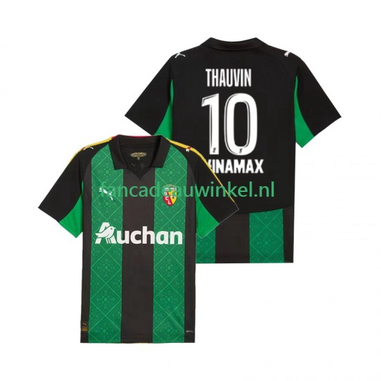 RC Lens Wedstrijdshirt met Korting Florian Thauvin 10 Uit Heren 2025-26 Korte Mouw