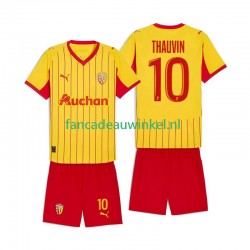 RC Lens Wedstrijdshirt met Korting Florian Thauvin 10 Thuis Kind 2025-26 Korte Mouw