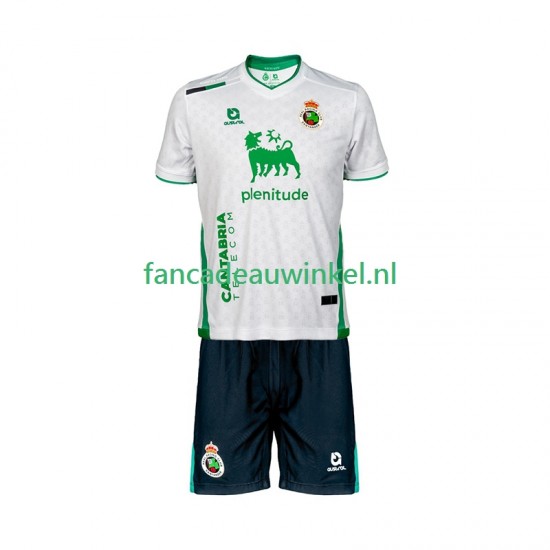Wedstrijdshirt met Korting Santander Thuis Kind 2025-26 Korte Mouw