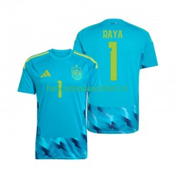 Spanje Wedstrijdshirt met Korting David Raya 1 Keepersshirt Thuis Heren WK 2026 Korte Mouw