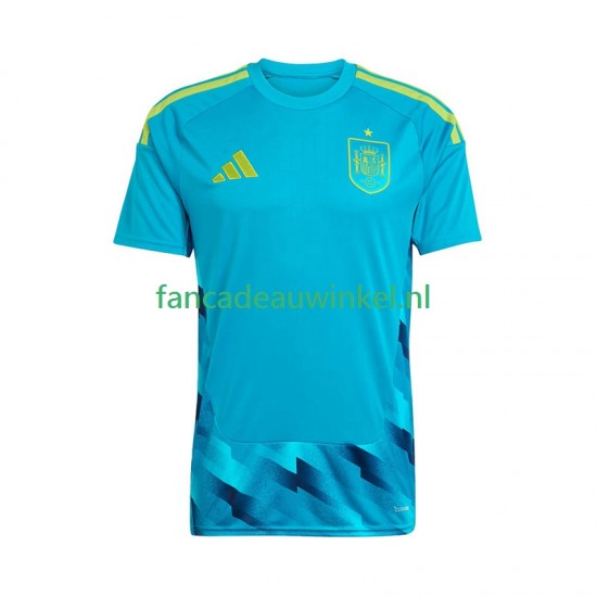 Spanje Wedstrijdshirt met Korting Keepersshirt Thuis Heren WK 2026 Korte Mouw