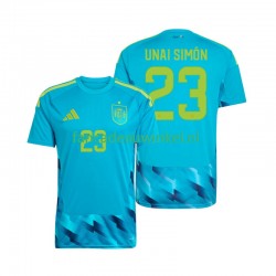 Spanje Wedstrijdshirt met Korting Unai Simon 23 Keepersshirt Thuis Heren WK 2026 Korte Mouw