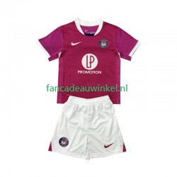 Wedstrijdshirt met Korting Toulouse Uit Kind 2025-26 Korte Mouw