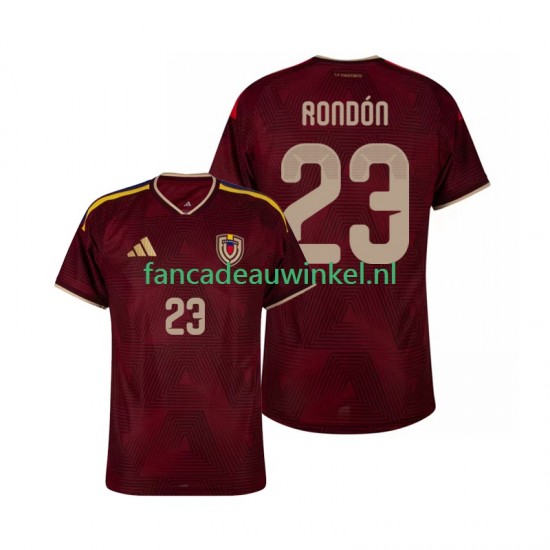 Venezuela Wedstrijdshirt met Korting Salomon Rondon 23 Thuis Heren 2026 Korte Mouw
