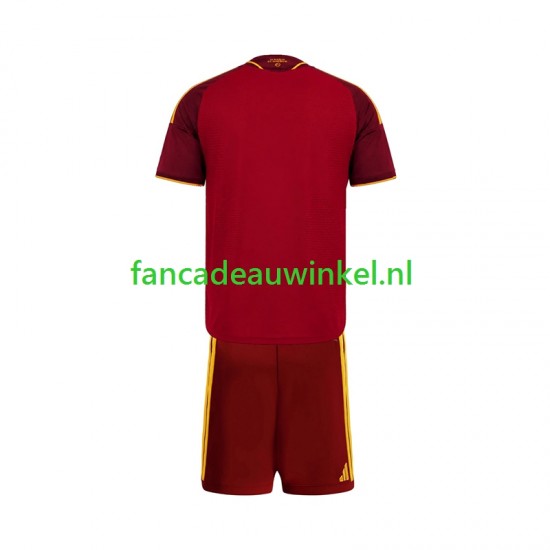 AS Roma Wedstrijdshirt met Korting Thuis Kind 2026-27 Korte Mouw