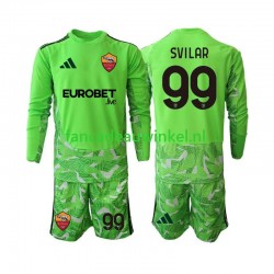 AS Roma Wedstrijdshirt met Korting Mile Svilar 99 Keepersshirt Thuis Kind 2026-27 Lange Mouw