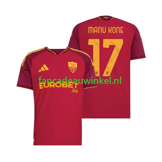 AS Roma Wedstrijdshirt met Korting Manu Kone 17 Thuis Heren 2026-27 Korte Mouw