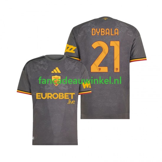 AS Roma Wedstrijdshirt met Korting Paulo Dybala 21 3rd Heren 2026-27 Korte Mouw