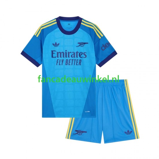 Arsenal Wedstrijdshirt met Korting Keepersshirt Uit Kind 2026-27 Korte Mouw