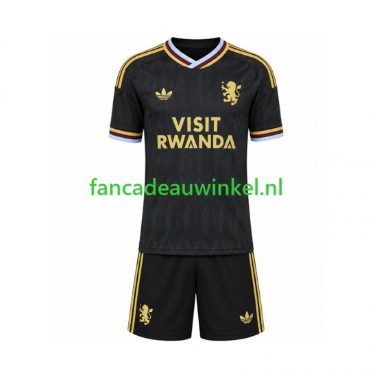 Aston Villa Wedstrijdshirt met Korting Uit Kind 2026-27 Korte Mouw