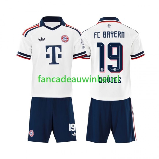 FC Bayern München Wedstrijdshirt met Korting Alphonso Davies 19 Uit Kind 2026-27 Korte Mouw