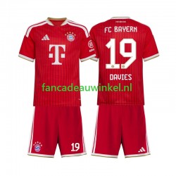 FC Bayern München Wedstrijdshirt met Korting Alphonso Davies 19 Thuis Kind 2026-27 Korte Mouw