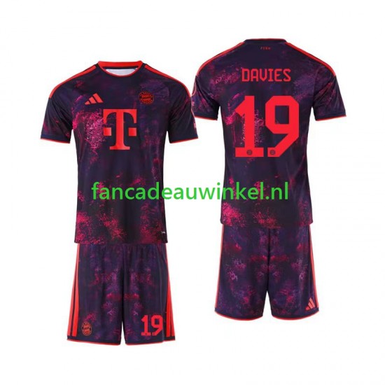 FC Bayern München Wedstrijdshirt met Korting Alphonso Davies 19 3rd Kind 2026-27 Korte Mouw