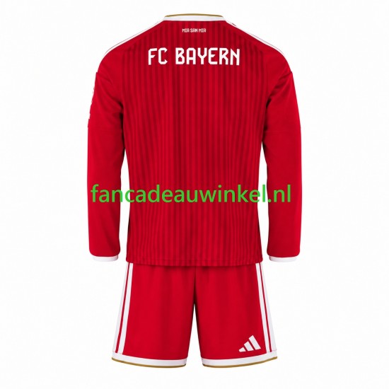 FC Bayern München Wedstrijdshirt met Korting Thuis Kind 2026-27 Lange Mouw