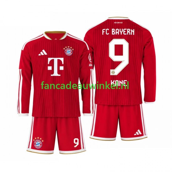 FC Bayern München Wedstrijdshirt met Korting Harry Kane 9 Thuis Kind 2026-27 Lange Mouw