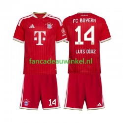 FC Bayern München Wedstrijdshirt met Korting Luis Diaz 14 Thuis Kind 2026-27 Korte Mouw