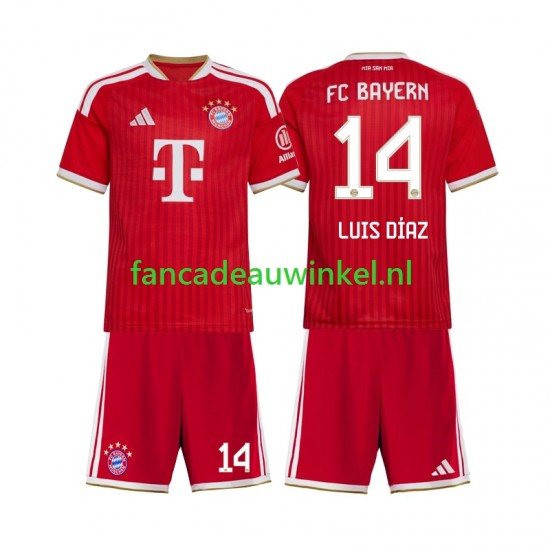 FC Bayern München Wedstrijdshirt met Korting Luis Diaz 14 Thuis Kind 2026-27 Korte Mouw