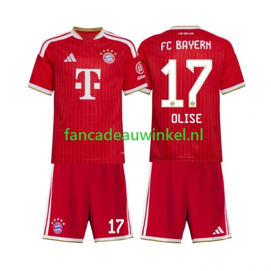 FC Bayern München Wedstrijdshirt met Korting Michael Olise 17 Thuis Kind 2026-27 Korte Mouw