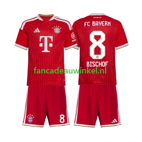 FC Bayern München Wedstrijdshirt met Korting Tom Bischof 8 Thuis Kind 2026-27 Korte Mouw
