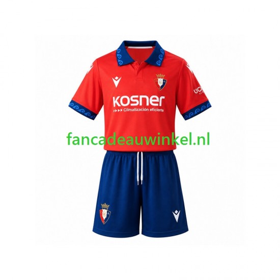 CA Osasuna Wedstrijdshirt met Korting Thuis Kind 2026-27 Korte Mouw