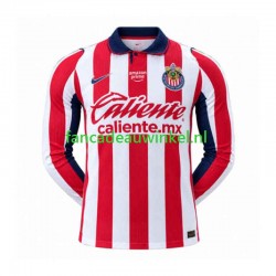 CD Guadalajara Wedstrijdshirt met Korting Thuis Heren 2026-27 Lange Mouw