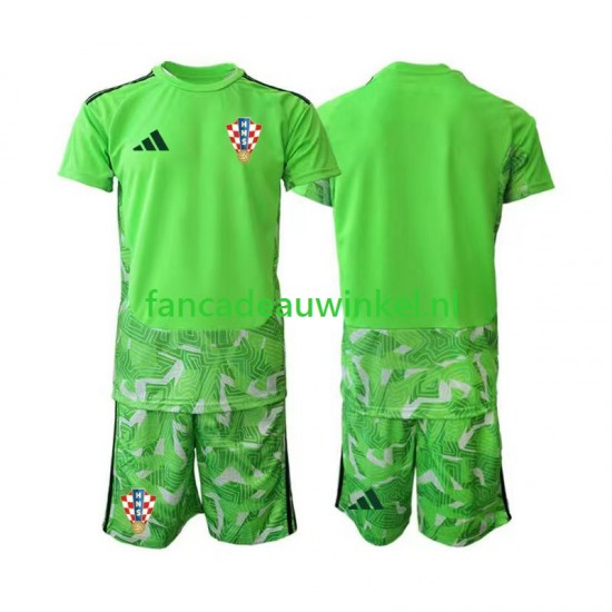 Kroatië Wedstrijdshirt met Korting Keepersshirt Thuis Kind 2026-27 Korte Mouw
