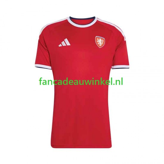 Tsjechië Wedstrijdshirt met Korting Thuis Heren 2026-27 Korte Mouw