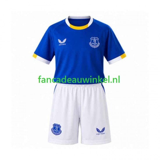 Everton Wedstrijdshirt met Korting Thuis Kind 2026-27 Korte Mouw