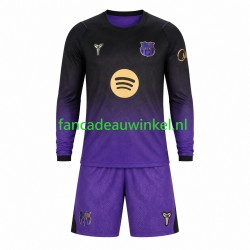 FC Barcelona Wedstrijdshirt met Korting Uit Kind 2026-27 Lange Mouw